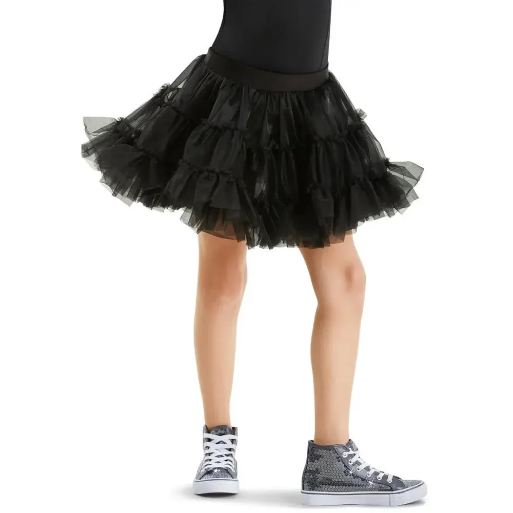 Pre-Owned Dance Tutu Skirt Balera S3183 Black Medium Child Jazz Hip Hop Costume
